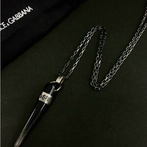 Dolce & Gabbana Black Tone
Pendant Necklace